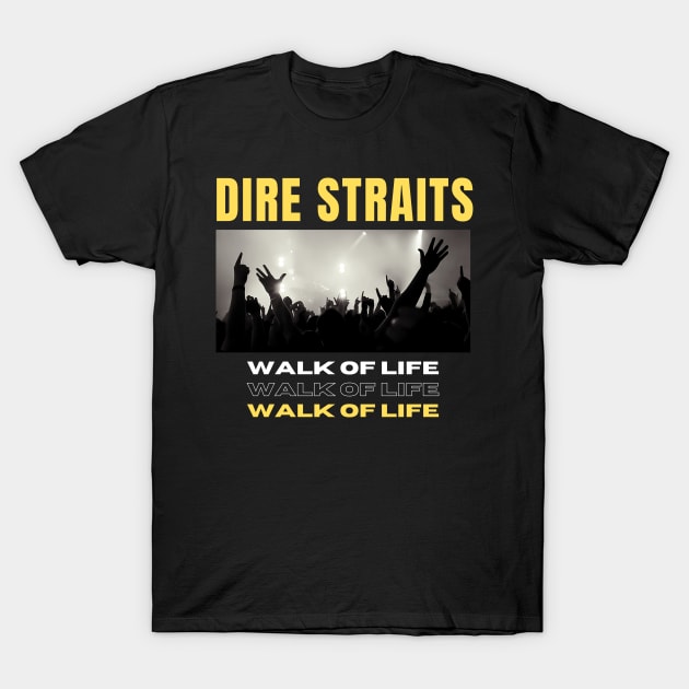 Dire Straits // Walk Of Life T-Shirt by Eighteen Plus